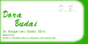 dora budai business card